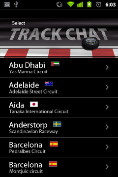 Track Chat Home